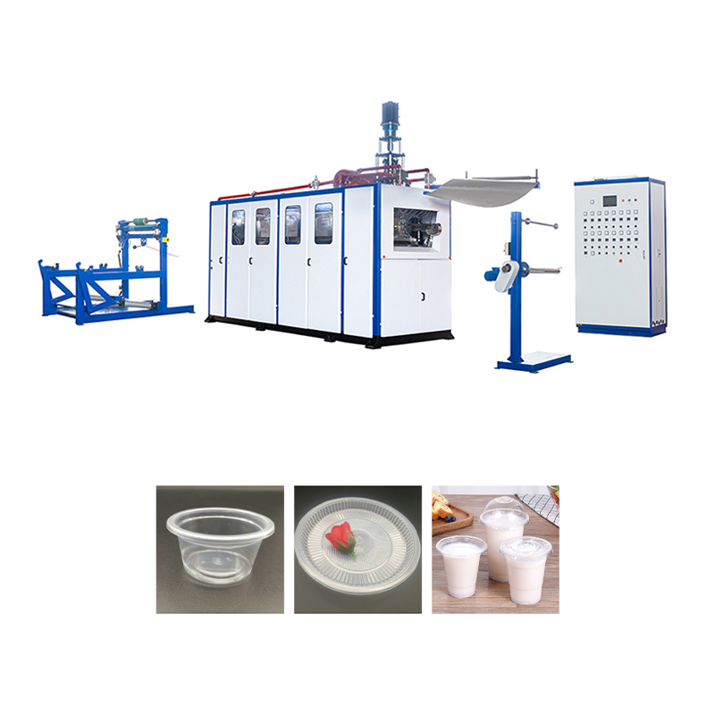 Machine d'empilement de tasse en plastique / bol / couvercle